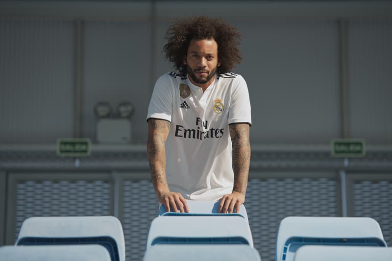 adidas Football Real Madrid 2018-19 Home/Away Jersey Bale Benzema Hakimi Marcelo Nacho Navas Vasquez Champions League Final