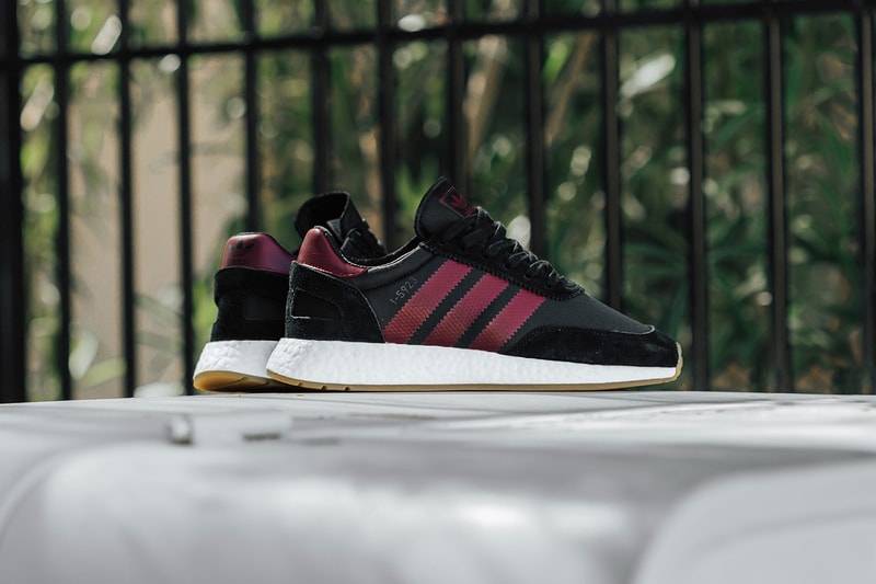 adidas I-5923 Black Collegiate Burgundy release info sneakers footwear iniki runner