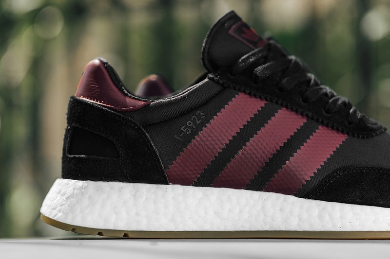 adidas I-5923 Black Collegiate Burgundy release info sneakers footwear iniki runner