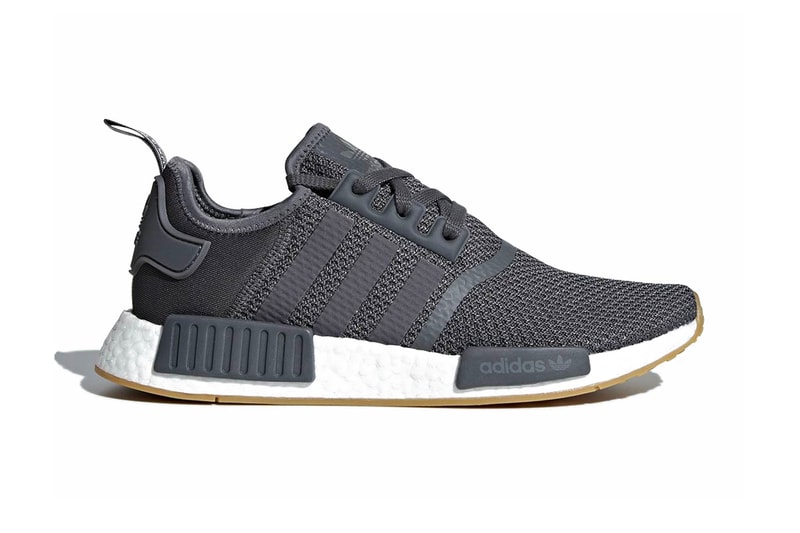 adidas NMD R1 Gum Sole Pack black grey white release info sneakers footwear