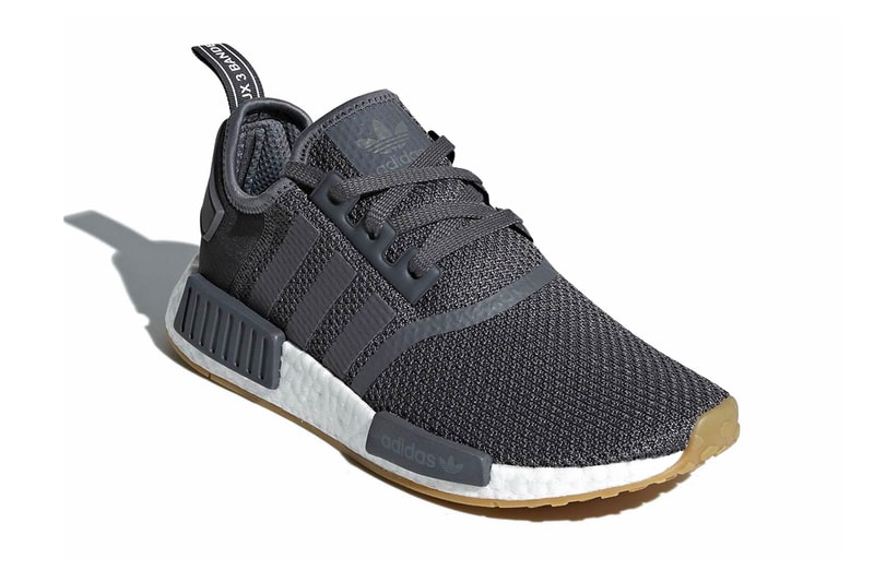 adidas NMD R1 Gum Sole Pack black grey white release info sneakers footwear