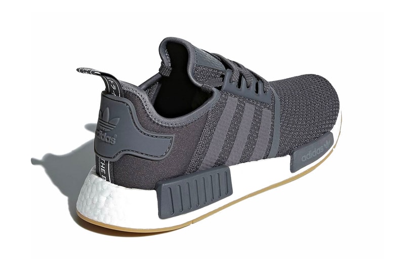 adidas NMD R1 Gum Sole Pack black grey white release info sneakers footwear