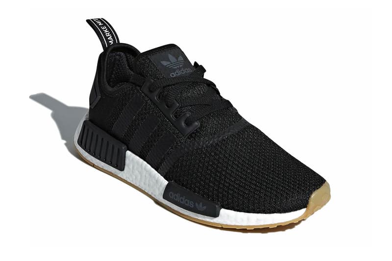 adidas NMD R1 Gum Sole Pack black grey white release info sneakers footwear