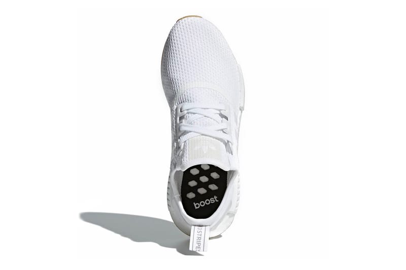 nmd r1 white gum sole