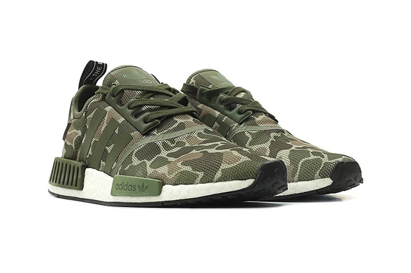 adidas Originals NMD R1 Duck Camo Release Date Trace cargo grey four sneakers purchase price