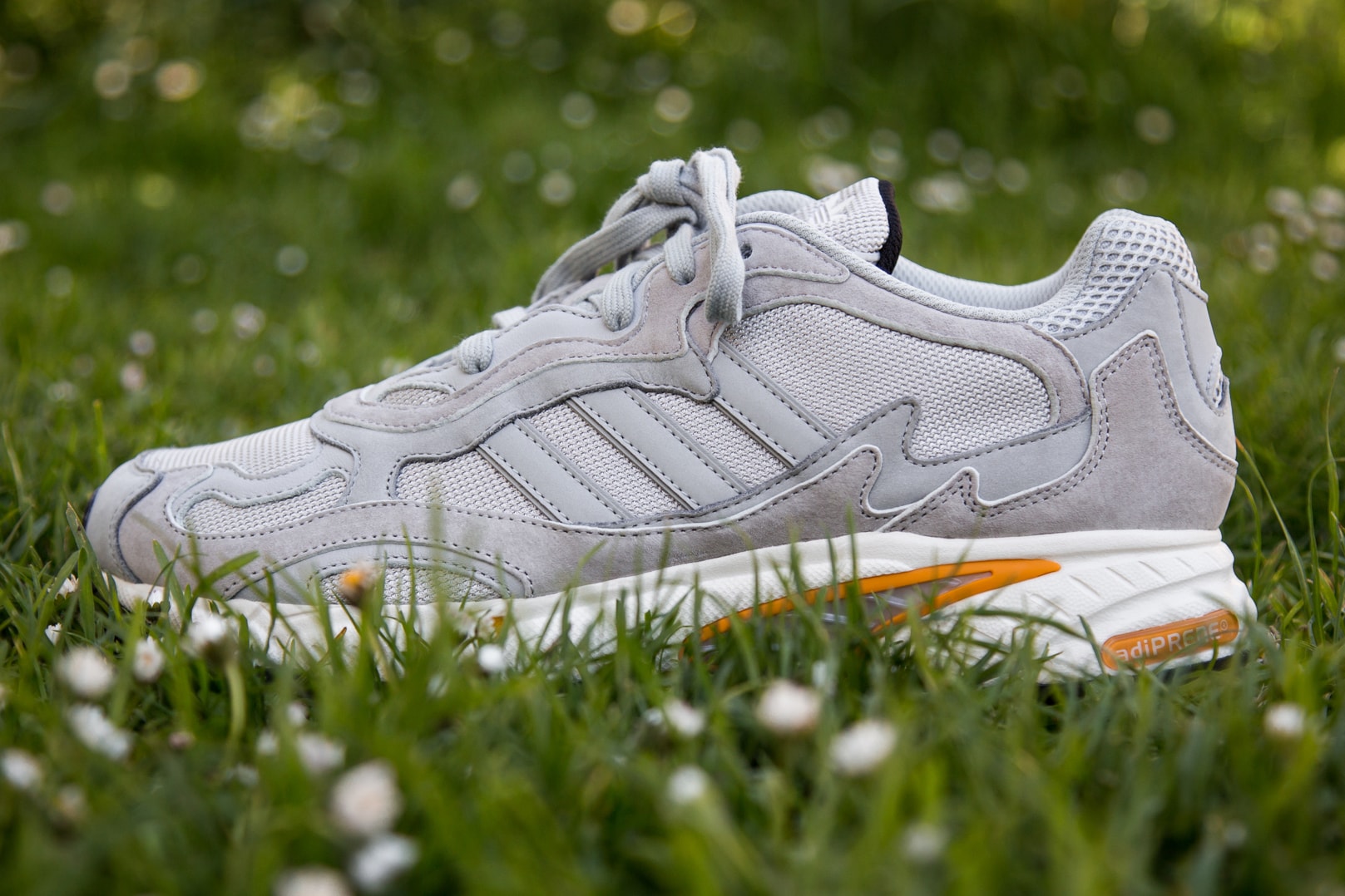adidas Originals "Temper Run" Stone Grey 2018 Closer Look Kicks Shoes Sneakers Trainers Retail Price £109 GBP $149 USD Saturday May 5 Release Date First Released 2014 Up Close Details Hanbury Street London Exclusive