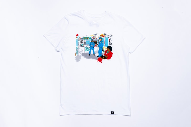 adidas Skateboarding Beyond The Streets Mark Maker Rule Breaker Collection STAY HIGH 149 Martha Cooper KC Ortiz Kristofferson San Pablo Jason Revok T-shirts Decks Skateboards Totes bags pins release information charity grafitti