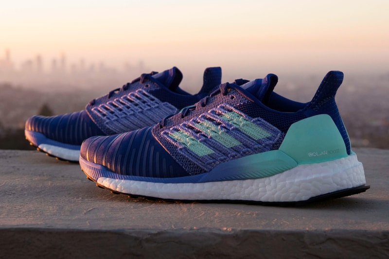 adidas Solarboost first look closer look sneakers runners blue black orange running three stripes nasa ARAMIS