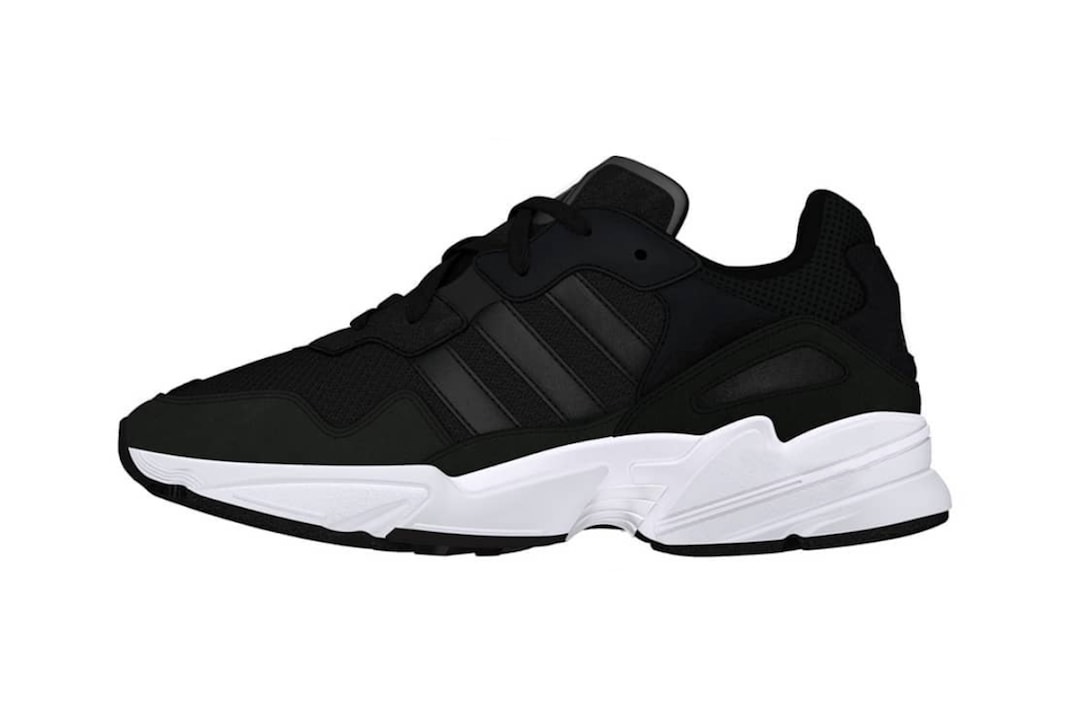 adidas Yung Chasm First Look black white colorway dad shoe chunky sneaker footwear