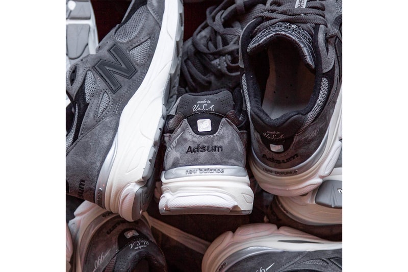 Adsum New Balance 990v3 Friends & Family grey purchase price retail dad shoe sneaker