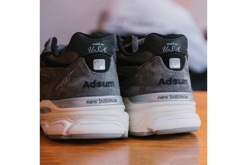 Adsum New Balance 990v3 Friends & Family grey purchase price retail dad shoe sneaker