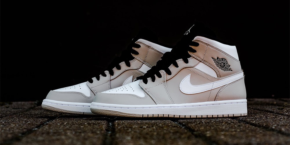 Jordan 1 desert sand on feet Clearance
