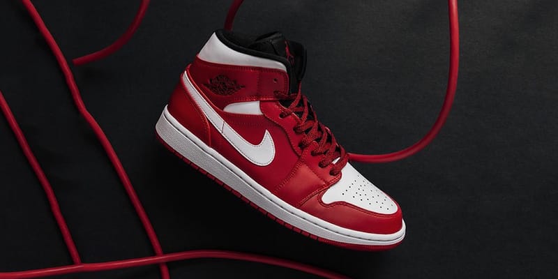 air jordan mid 1 gym red