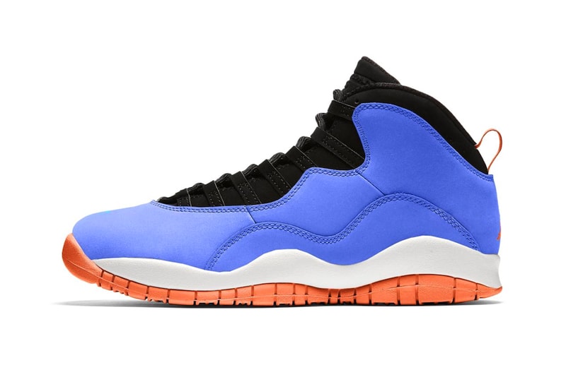 Air Jordan 10 Tinker release date drop info jordan brand Tinker Hatfield Racer Blue Black Team Orange White sneaker footwear
