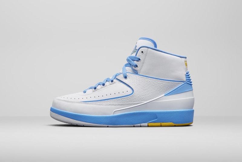 Air Jordan 2 Melo White Varsity Maize University Blue release date carmelo anthony footwear jordan brand june 2018