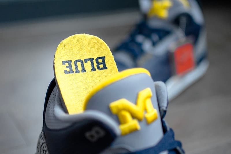 Air Jordan 3 Michigan Wolverines PE friends & family jordan brand release info player exclusive