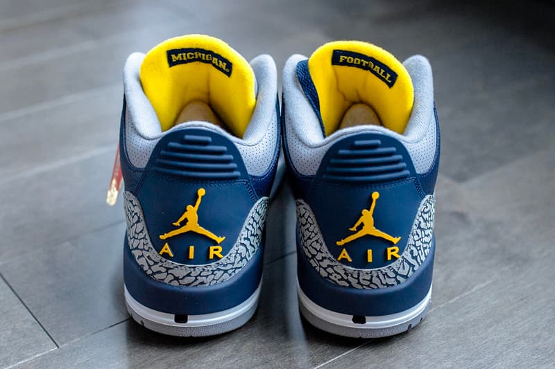 Air Jordan 3 Michigan Wolverines PE friends & family jordan brand release info player exclusive