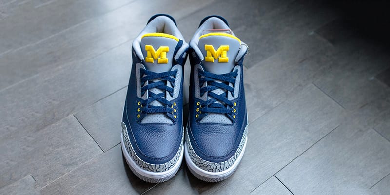 michigan jordan 3s
