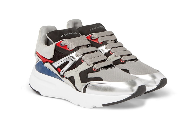 Alexander Mcqueen Exaggerated Sole Sneaker Footwear Trainers Alexander Mcqueen UK Fashion Hikers Sneaker Kicks Luxury