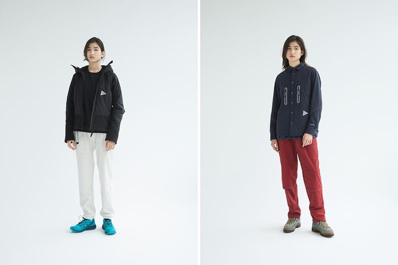 and wander Fall Winter 2018 Lookbook collection release date info drop japan hiking poncho mountain parka trek mt