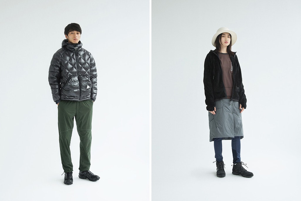 and wander Fall Winter 2018 Lookbook collection release date info drop japan hiking poncho mountain parka trek mt