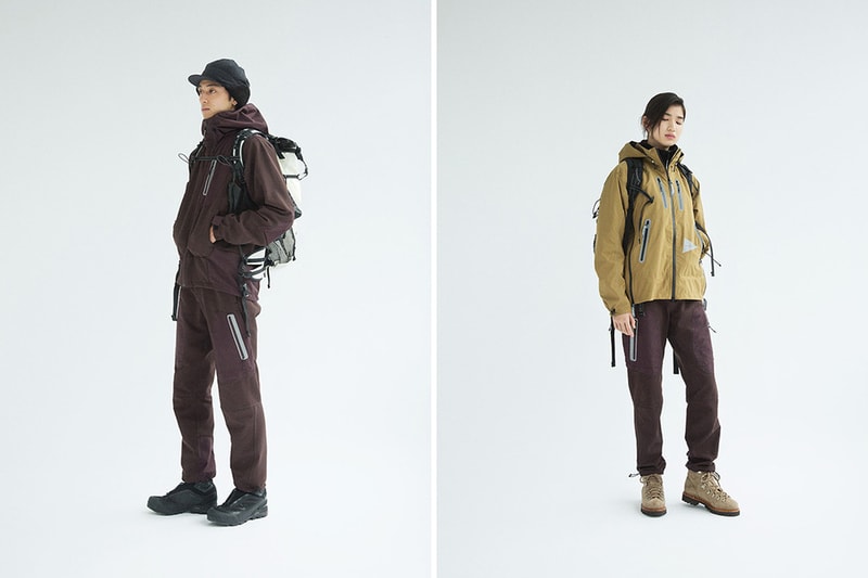 and wander Fall Winter 2018 Lookbook collection release date info drop japan hiking poncho mountain parka trek mt