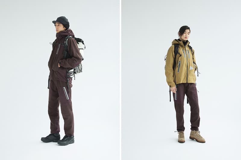 and wander Fall Winter 2018 Lookbook collection release date info drop japan hiking poncho mountain parka trek mt