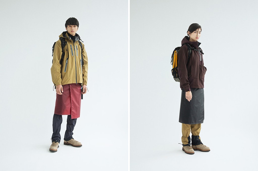and wander Fall Winter 2018 Lookbook collection release date info drop japan hiking poncho mountain parka trek mt