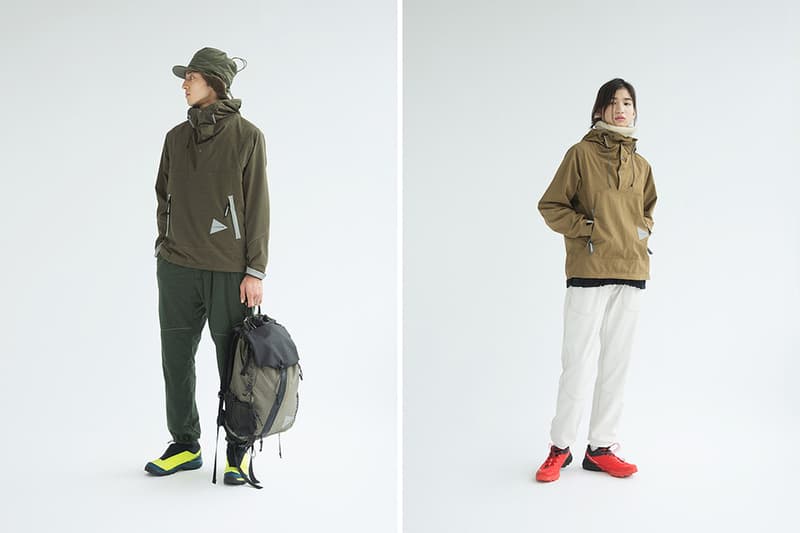 and wander Fall Winter 2018 Lookbook collection release date info drop japan hiking poncho mountain parka trek mt