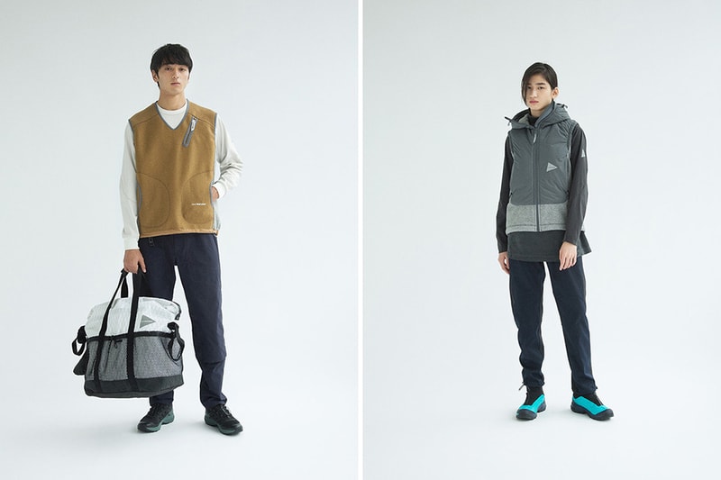 and wander Fall Winter 2018 Lookbook collection release date info drop japan hiking poncho mountain parka trek mt