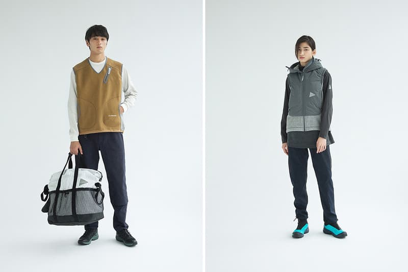 and wander Fall Winter 2018 Lookbook collection release date info drop japan hiking poncho mountain parka trek mt