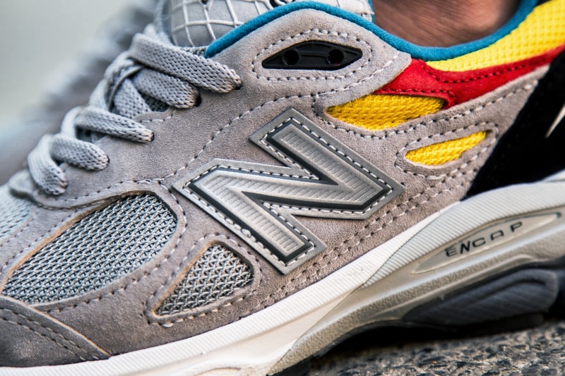 Aries x New Balance 990v3 Trainers On-Foot Closer Look Collab Collaboration Releasing Thursday May 17 2018