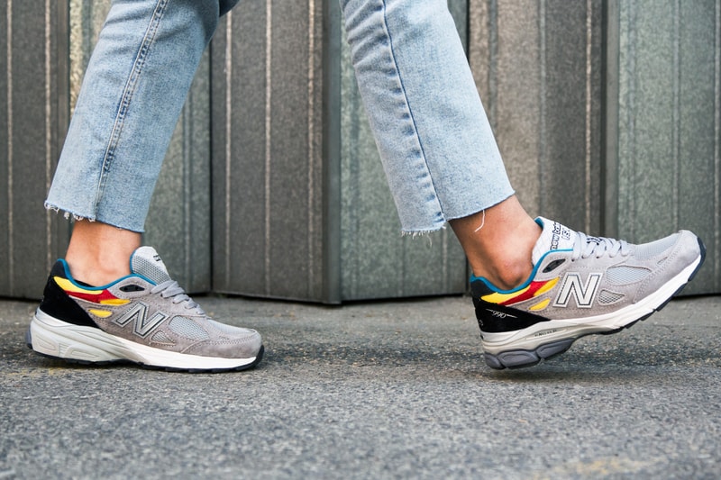 Aries x New Balance 990v3 Trainers On-Foot Closer Look Collab Collaboration Releasing Thursday May 17 2018