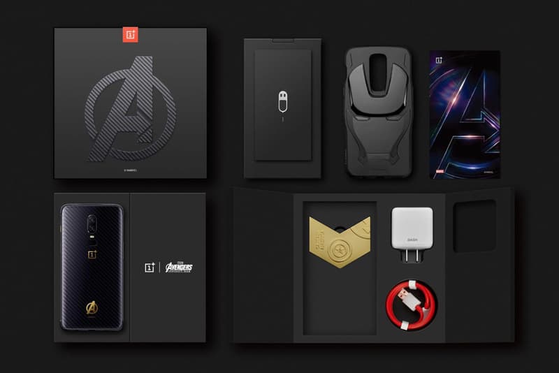 Avengers Edition Oneplus 6 Smartphone $660 USD Package Marvel Avengers: Infinity War Thanos Captain America Iron Man Avengers Alliance Package