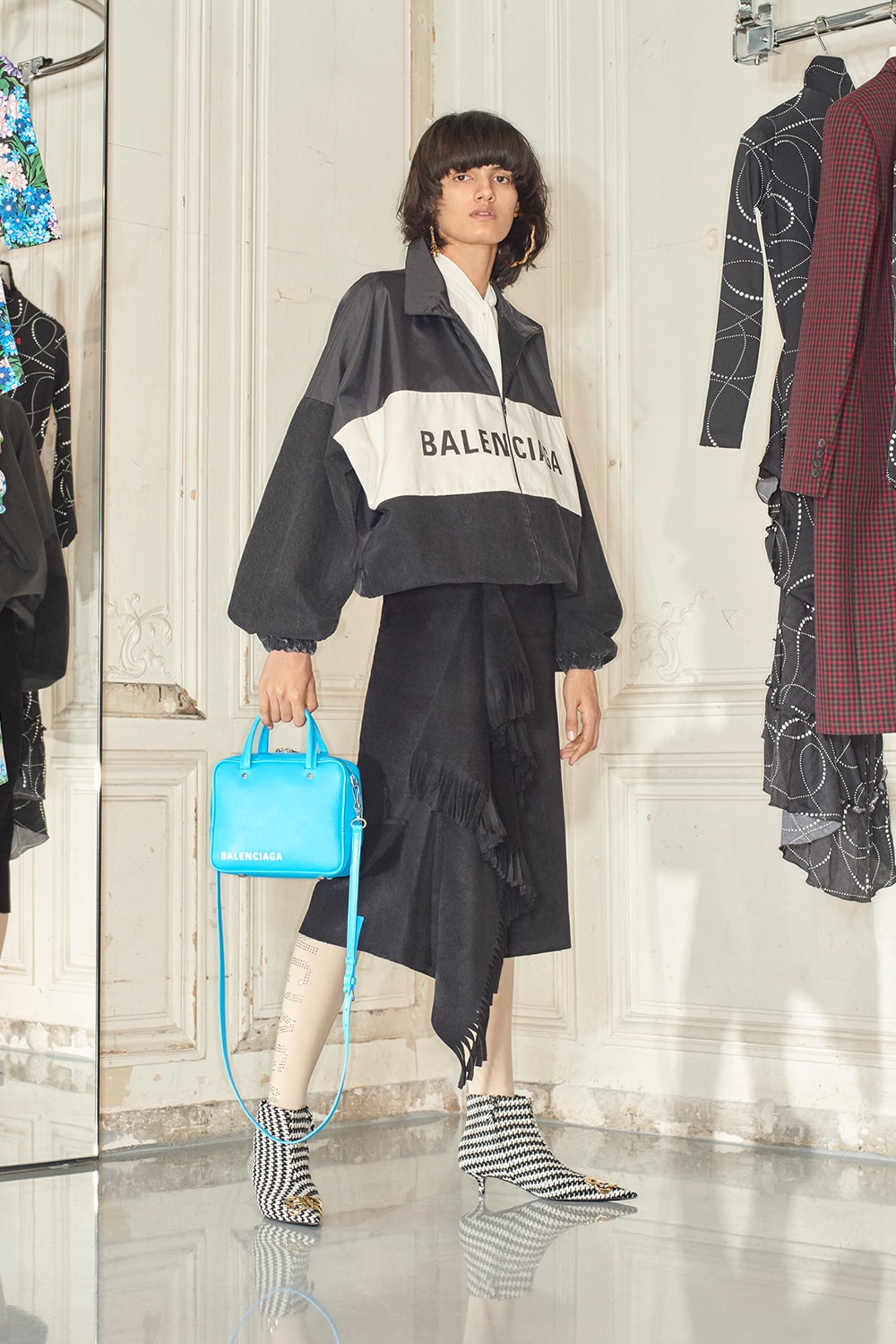 Balenciaga Fall 2018 Collection Lookbook women's outerwear layering streetwear luxury purchase release date price