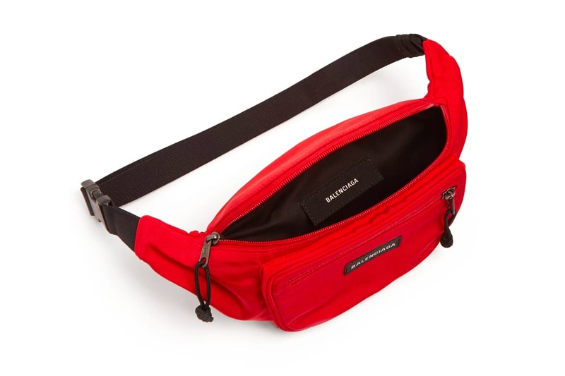 Balenciaga Logo Nylon Belt Bag Available Now purchase waist pack