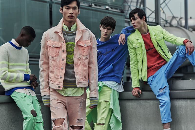 Balmain Olivier Rousteing resort 2019 collection runway lookbook sneaker menswear