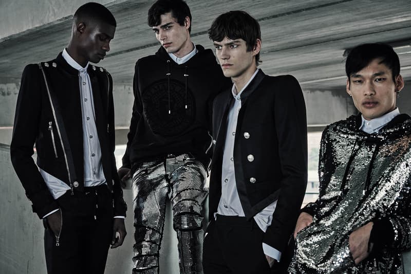 Balmain Olivier Rousteing resort 2019 collection runway lookbook sneaker menswear