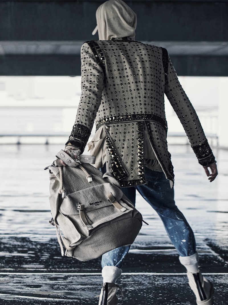 Balmain Olivier Rousteing resort 2019 collection runway lookbook sneaker menswear