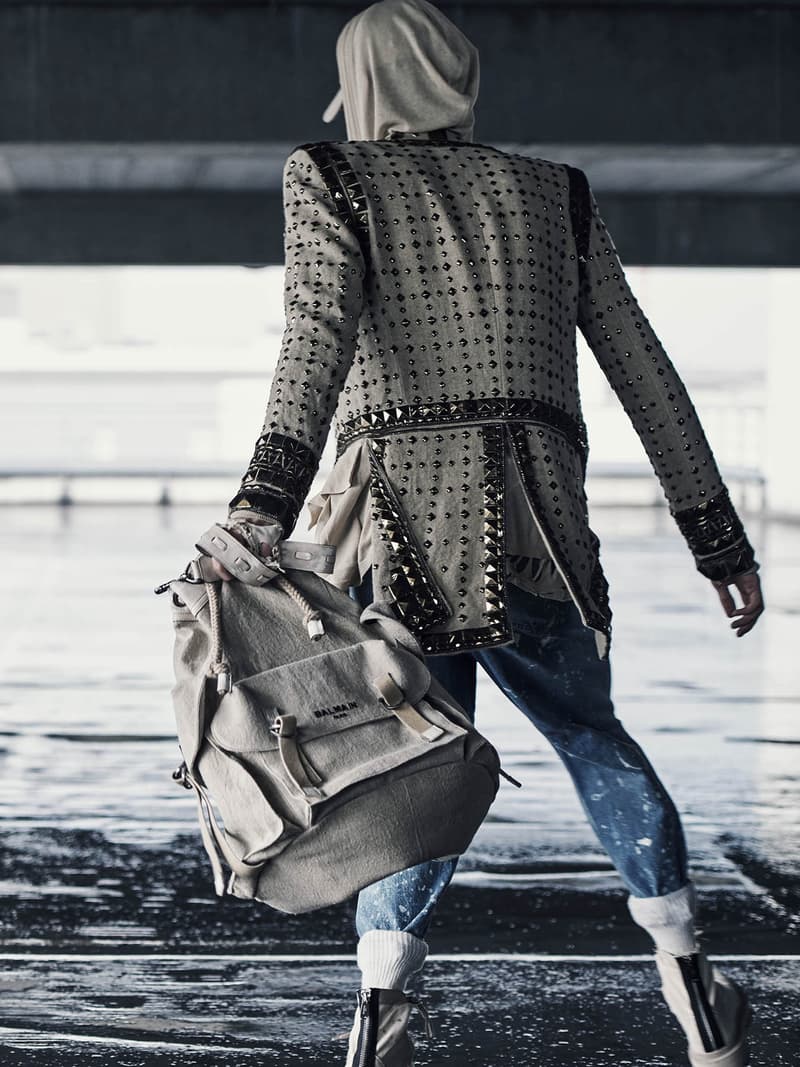 Balmain Olivier Rousteing resort 2019 collection runway lookbook sneaker menswear