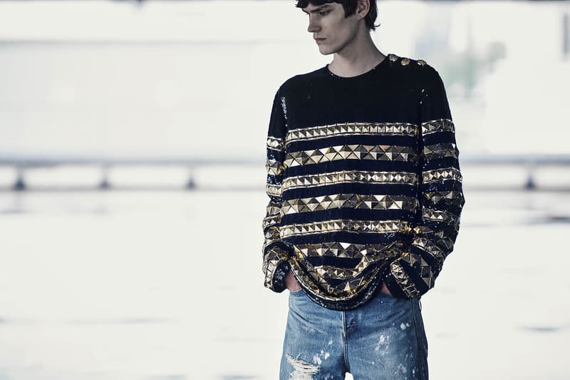 Balmain Olivier Rousteing resort 2019 collection runway lookbook sneaker menswear
