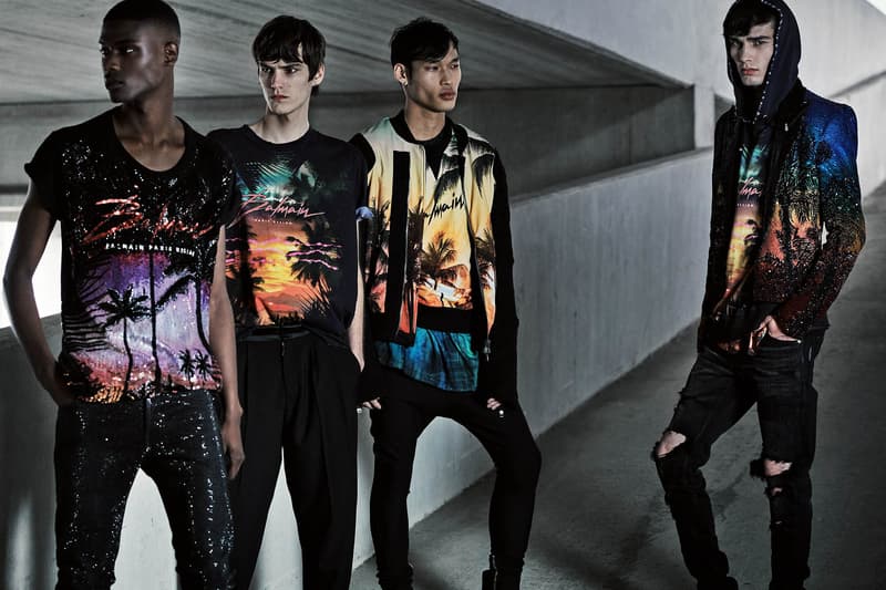 Balmain Olivier Rousteing resort 2019 collection runway lookbook sneaker menswear