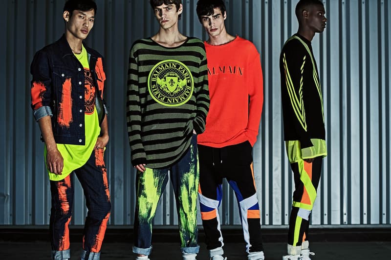 Balmain Olivier Rousteing resort 2019 collection runway lookbook sneaker menswear