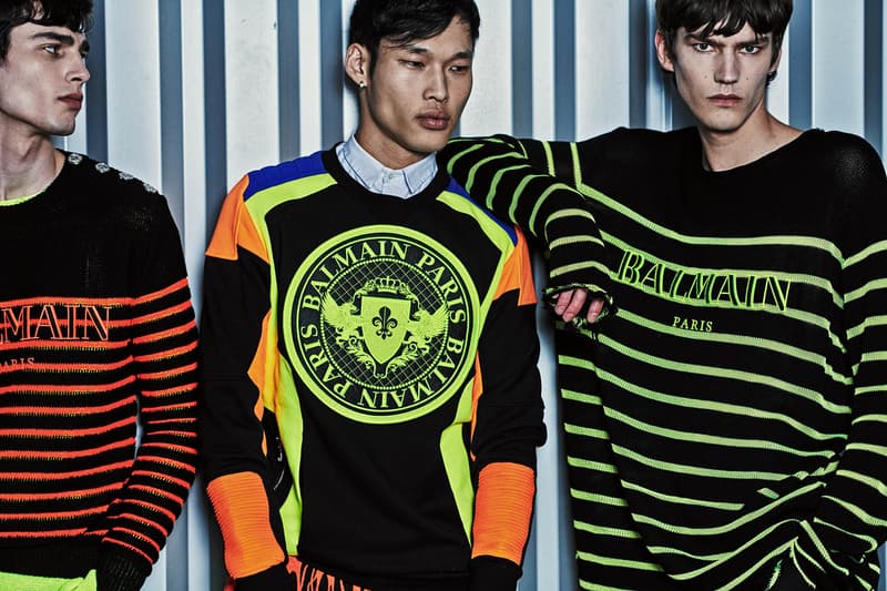 Balmain Olivier Rousteing resort 2019 collection runway lookbook sneaker menswear