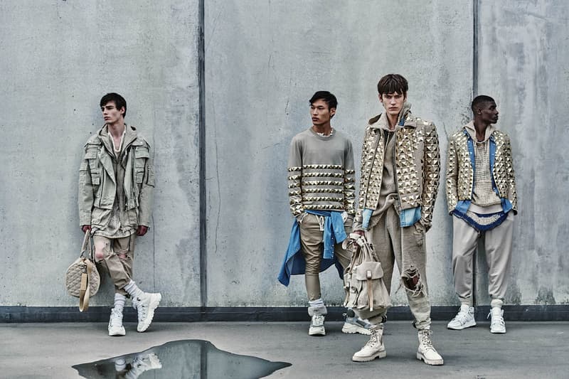 Balmain Olivier Rousteing resort 2019 collection runway lookbook sneaker menswear