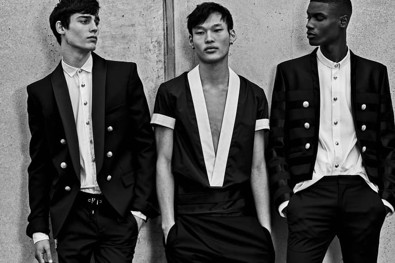 Balmain Olivier Rousteing resort 2019 collection runway lookbook sneaker menswear