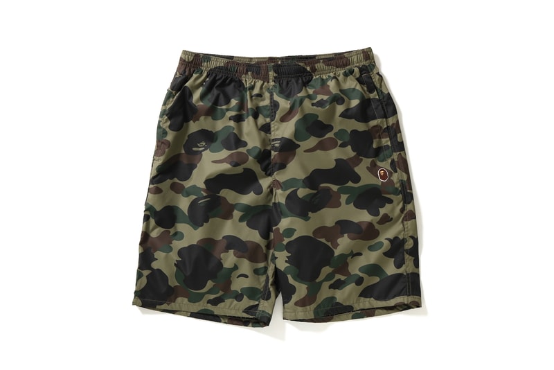 bape a bathing ape 1 st camo beach shorts