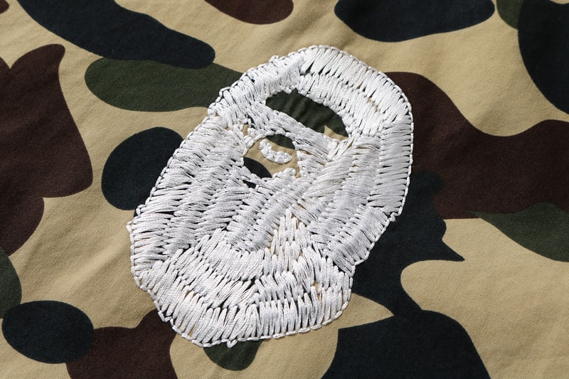 BAPE 1ST CAMO Kimono Shirts a Bathing ape ape head japan