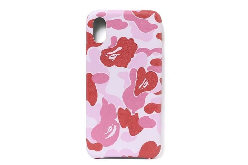 BAPE ABC CAMO iphone x case pink