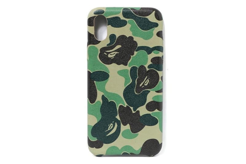 BAPE ABC CAMO iphone x case green